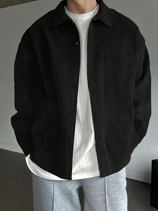 Men’s Corduroy Shirt Jacket – Classic & Lightweight